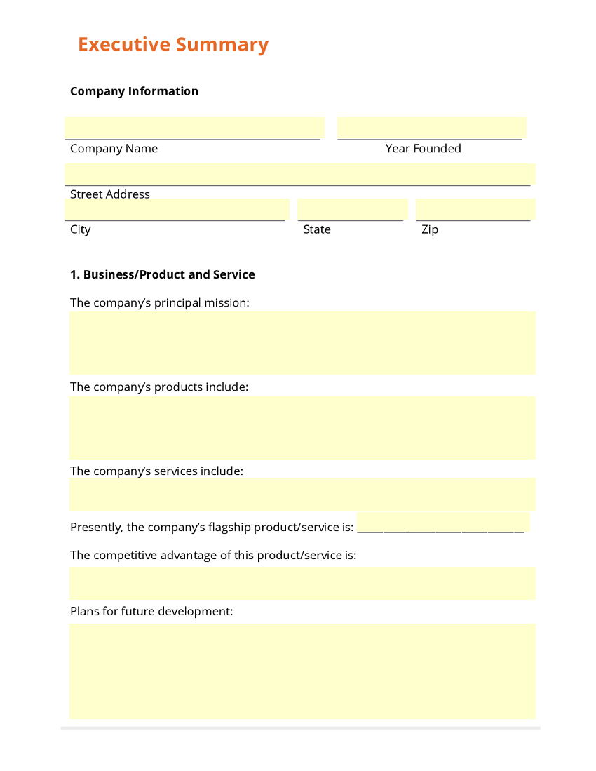 Sample executive summary marketing research proposal