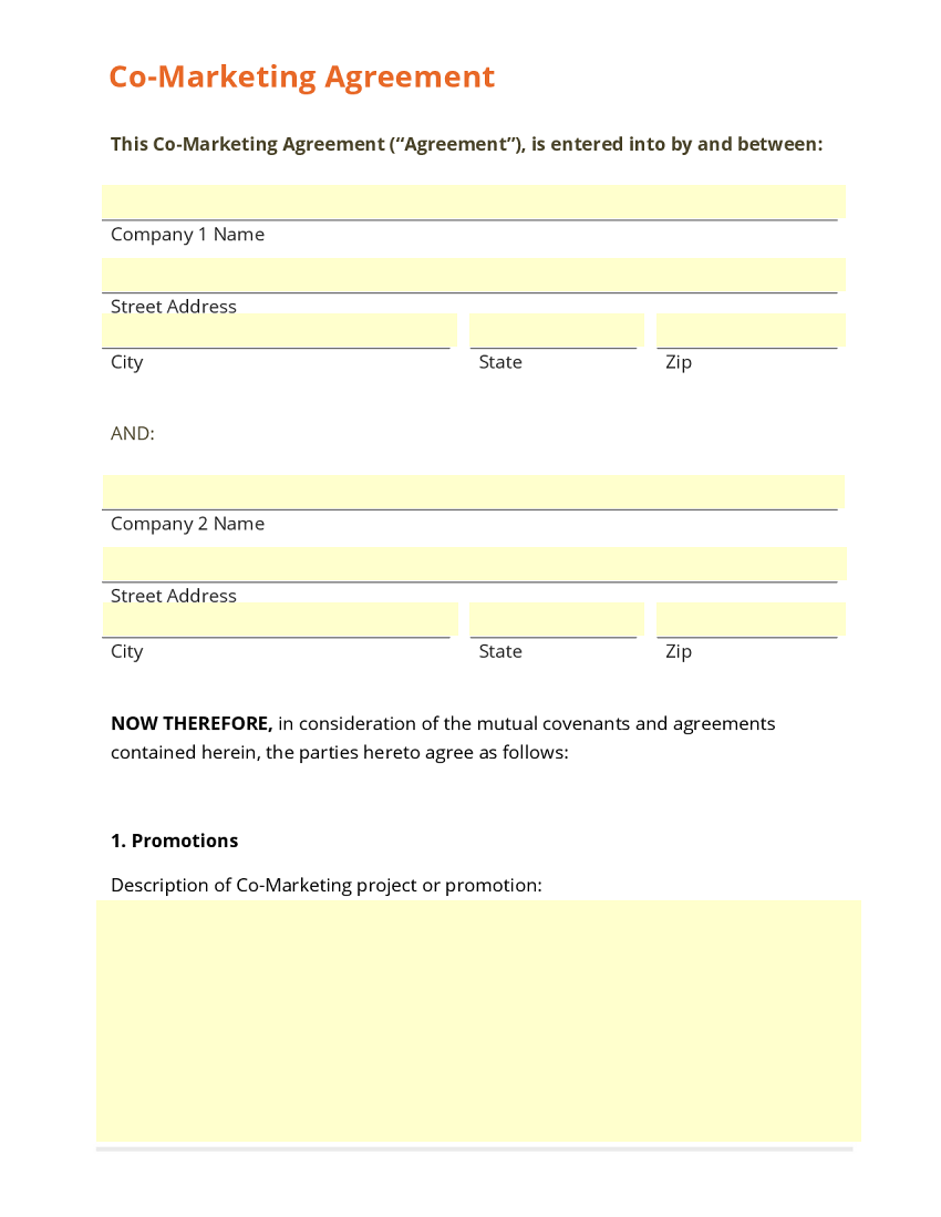 Business Form Template Gallery