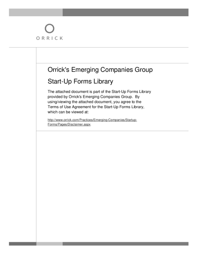 Stock options grant letter