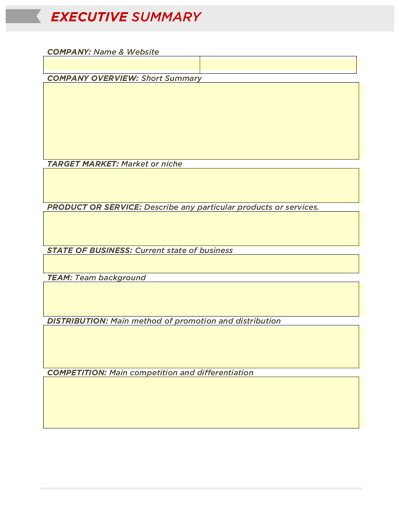 Repo business plan