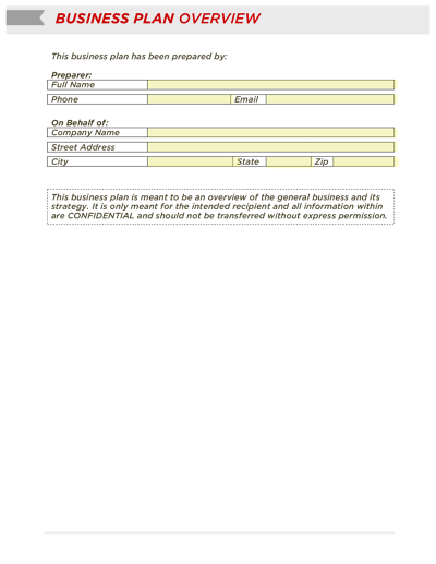 Business plan legal form ownership